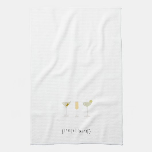 "Group Therapy" Cocktail Keukenhanddoek (Verticaal)