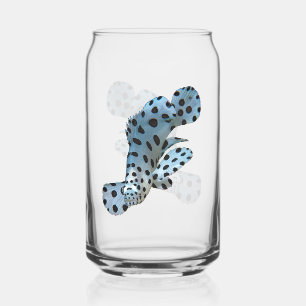 Grouper - Abstract Design - Knip uit een foto Blikvorm Glas