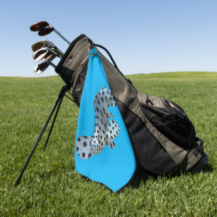 Grouper - Abstract ontwerp - Uitgesneden uit een f Golfhanddoek