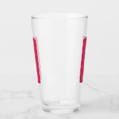 Grouper in Beweging - Magenta-getinte Achtergrond Glas (Links)
