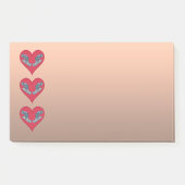 Groupervis - Rode Harten, verticaal gerangschikt | Post-it® Notes (Voorkant)