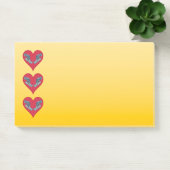 Groupervis - Rode Harten, verticaal gerangschikt | Post-it® Notes (Kantoor)