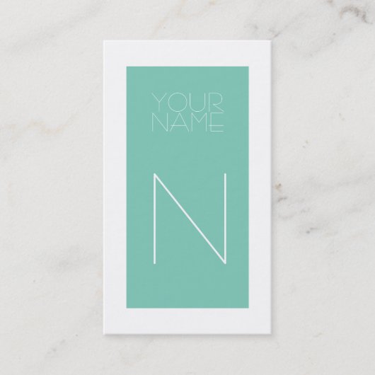 Groupon Art Deco Visitekaartje (Voorkant)