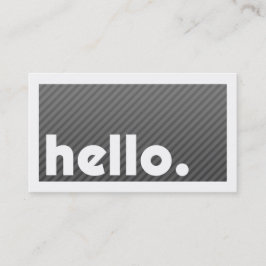 Groupon HALLO Black Stripes Company Visitekaartje