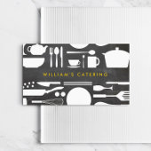 Groupon Kitchen Collage op de achtergrond van het  Visitekaartje