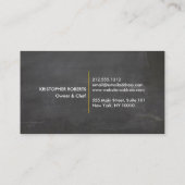 Groupon Kitchen Collage op de achtergrond van het  Visitekaartje (Achterkant)