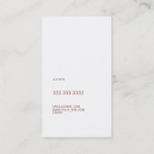 Groupon Lipstick Red Elegante Falu Red Visitekaartje (Achterkant)