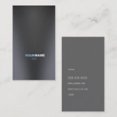 Groupon Metall Visitekaartje (Voorkant / Achterkant)