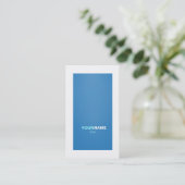 Groupon Modern Dazzling Blue Visitekaartje (Staand voorkant)