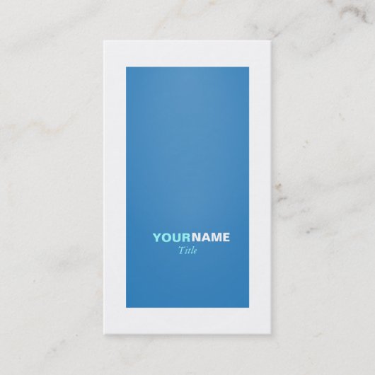 Groupon Modern Dazzling Blue Visitekaartje (Voorkant)