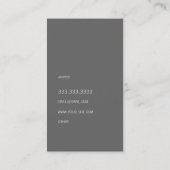 Groupon Pattern Metall Visitekaartje (Achterkant)