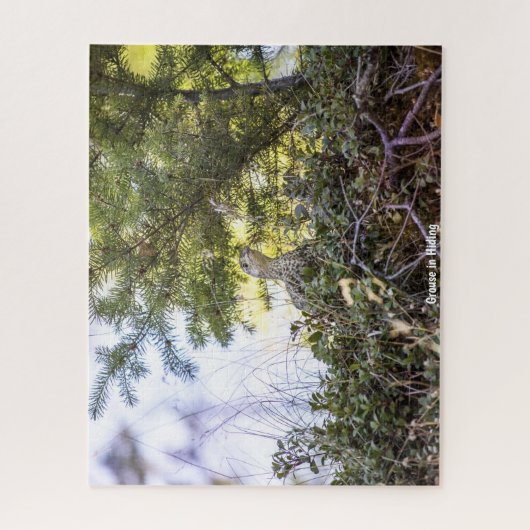 Grouse in Hiding Legpuzzel (Verticaal)