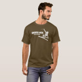 Grouse Mountain British Columbia Skier T-shirt (Voorkant volledig)