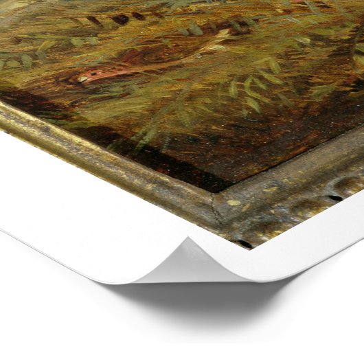 Grouse schietsport (olie op doek) poster (Hoek)