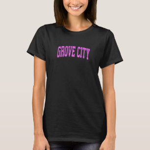 Grove City Ohio Athletic Sports Pink T-shirt