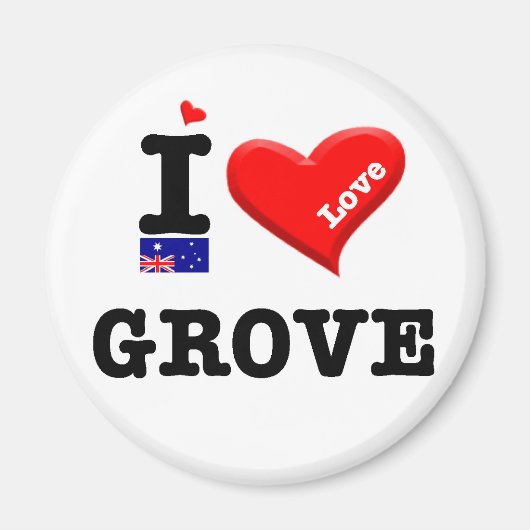 GROVE - I Love Magneet (Voorkant)
