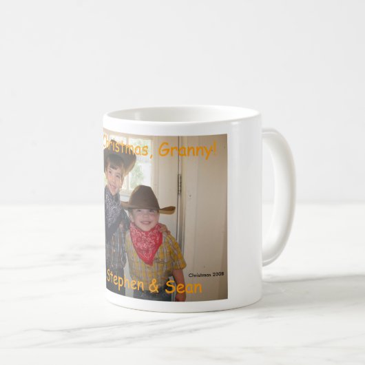 grove kerstmis, oma!Liefde, Stephen &... Koffiemok (Voorkant rechts)