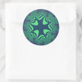 Grove Kruis Ronde Sticker (Tas)