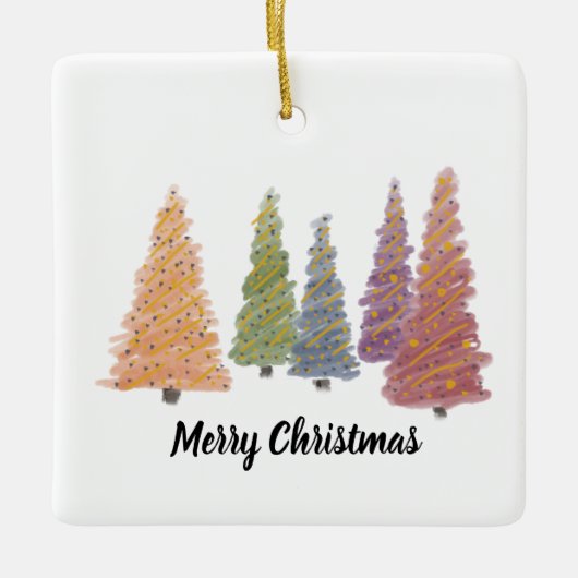 Grove of Christmas Trees ornament (Voorkant)