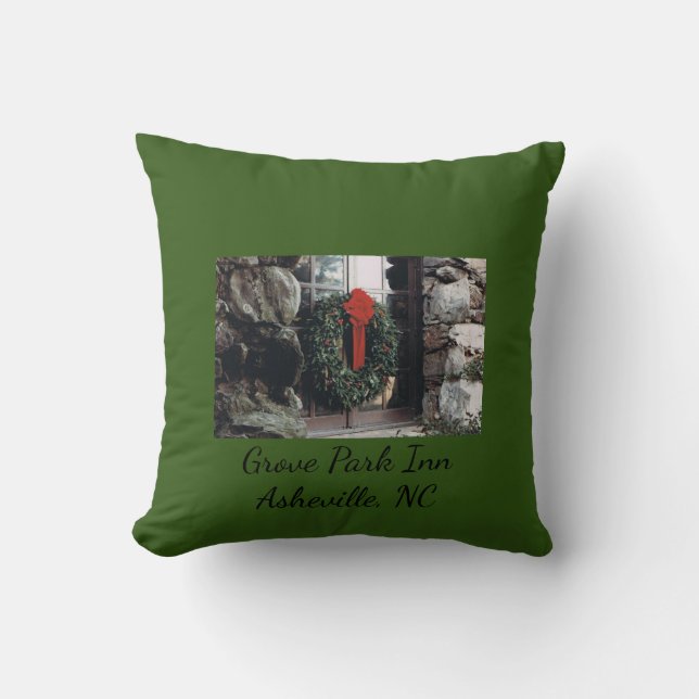 Grove Park in Pillow met kerstontwerp Kussen (Voorkant)
