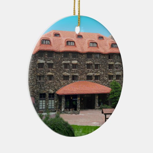 Grove Park Inn, Grove Park in kerstsieraad, Keramisch Ornament (Rechts)