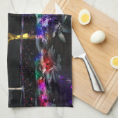 Grove van levende Pareltjes keukenhanddoeken (Quarter Fold)