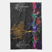 Grove van levende Pareltjes keukenhanddoeken (Verticaal)