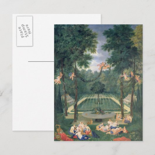 Groven van Versailles Briefkaart (Voorkant / Achterkant)