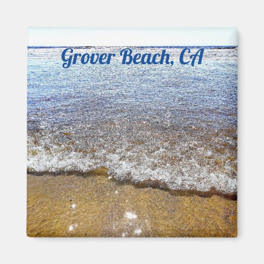 Grover Beach, CA Souvenir Fridge Magnet (Voorkant)