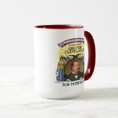 Grover Cleveland 1884 Campaign Mok (Voorkant rechts)