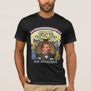 Grover Cleveland 1884 Campaign T Mannen Dark T-shirt