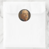 Grover Cleveland 22&24 Ronde Sticker (Tas)
