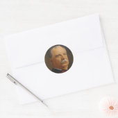 Grover Cleveland 22&24 Ronde Sticker (Envelop)