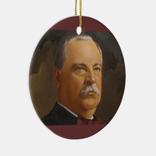 Grover Cleveland 22 en 24th President Keramisch Ornament (Rechts)