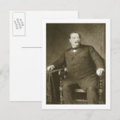 Grover Cleveland, 22e en 24e President van de Vere Briefkaart (Voorkant / Achterkant)