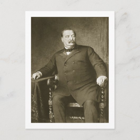 Grover Cleveland, 22e en 24e President van de Vere Briefkaart (Voorkant)