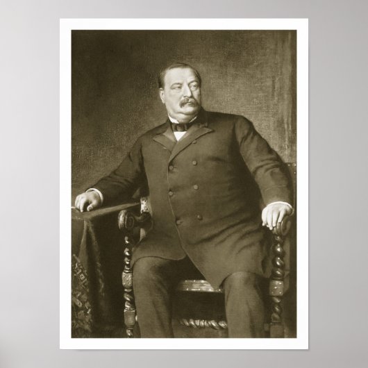 Grover Cleveland, 22e en 24e President van de Vere Poster (Voorkant)