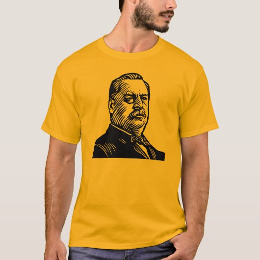 Grover Cleveland "24"-T-shirt voor sport T-shirt (Voorkant)