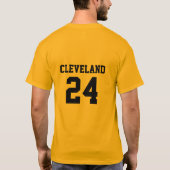 Grover Cleveland "24"-T-shirt voor sport T-shirt (Achterkant)