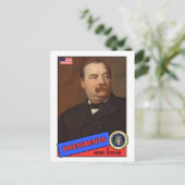Grover Cleveland Baseball Card Briefkaart (Staand voorkant)