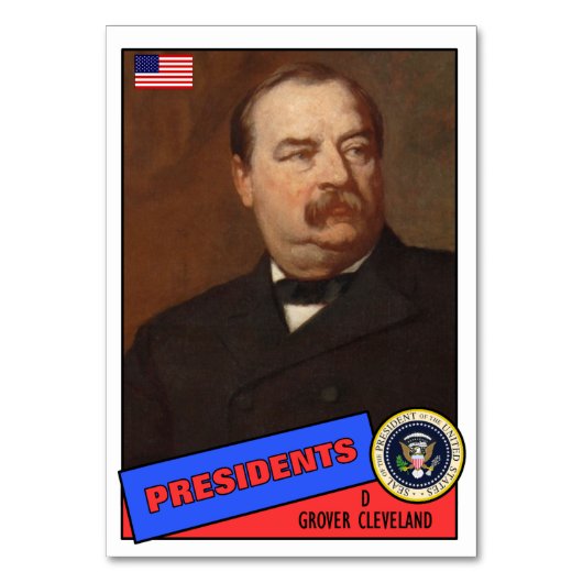 Grover Cleveland Baseball Kaart (Voorkant)