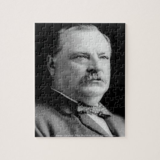 Grover Cleveland en 22e President van Amerika. Legpuzzel (Verticaal)