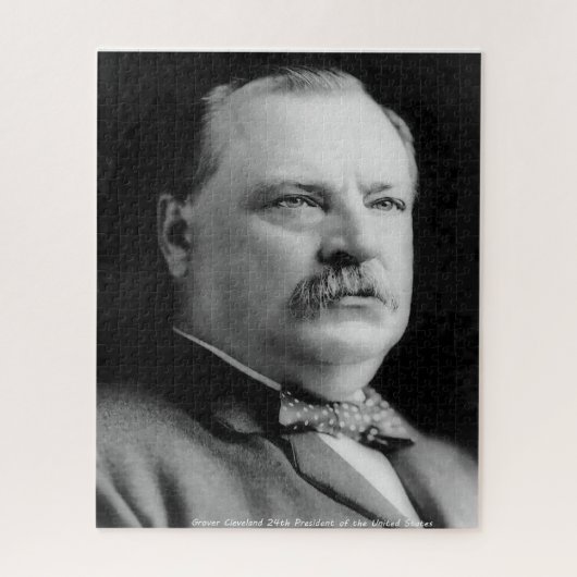 Grover Cleveland en 22e President van Amerika. Legpuzzel (Verticaal)