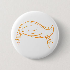 Grover Cleveland Golden Hair Button Pin