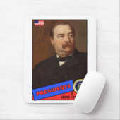 Grover Cleveland-honkbalkaart Muismat (Met muis)