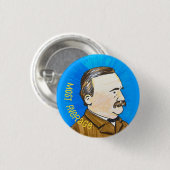Grover Cleveland Meest Gemiddelde Pin Ronde Button 3,2 Cm (Voorkant /achterkant)