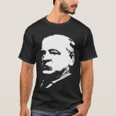Grover Cleveland silhouette T-shirt (Voorkant)