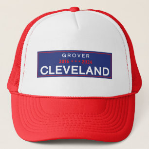 Grover Cleveland Trucker Hoed - rechthoek Trucker Pet