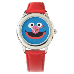 Grover Face Art Horloge