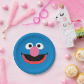 Grover Face Art Papieren Bordje (Feest)
